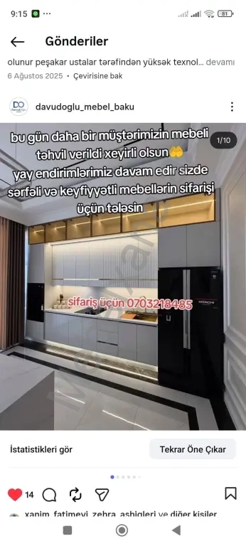 Mətbəx sifarişlə
