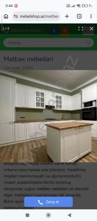 Mətbəx sifarişlə